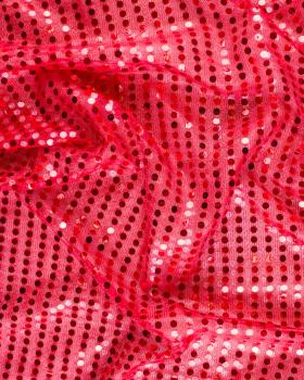 Round Glitter Fabric Red - Tissushop